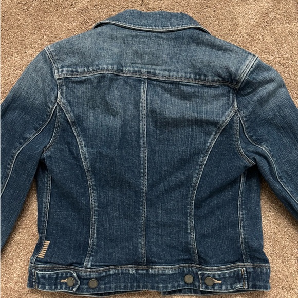Paige Distressed Blue Jean Denim Jacket Size Small - Picture 6 of 8